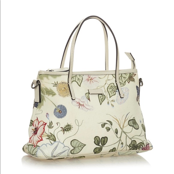 Gucci Flora Knight satchel with crossbody strap - Picture 2 of 10